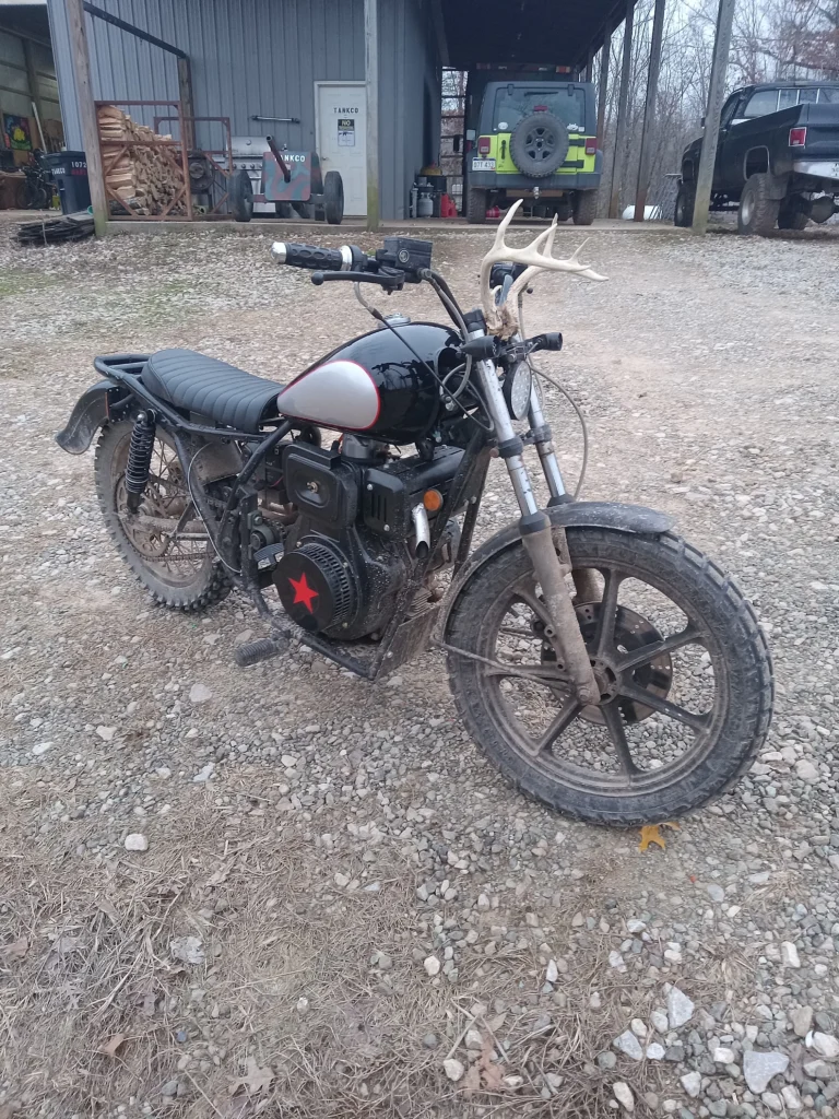 Custom Diesel Motorcycle