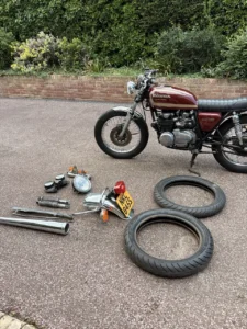 Custom Honda CB550 1977 photo 5